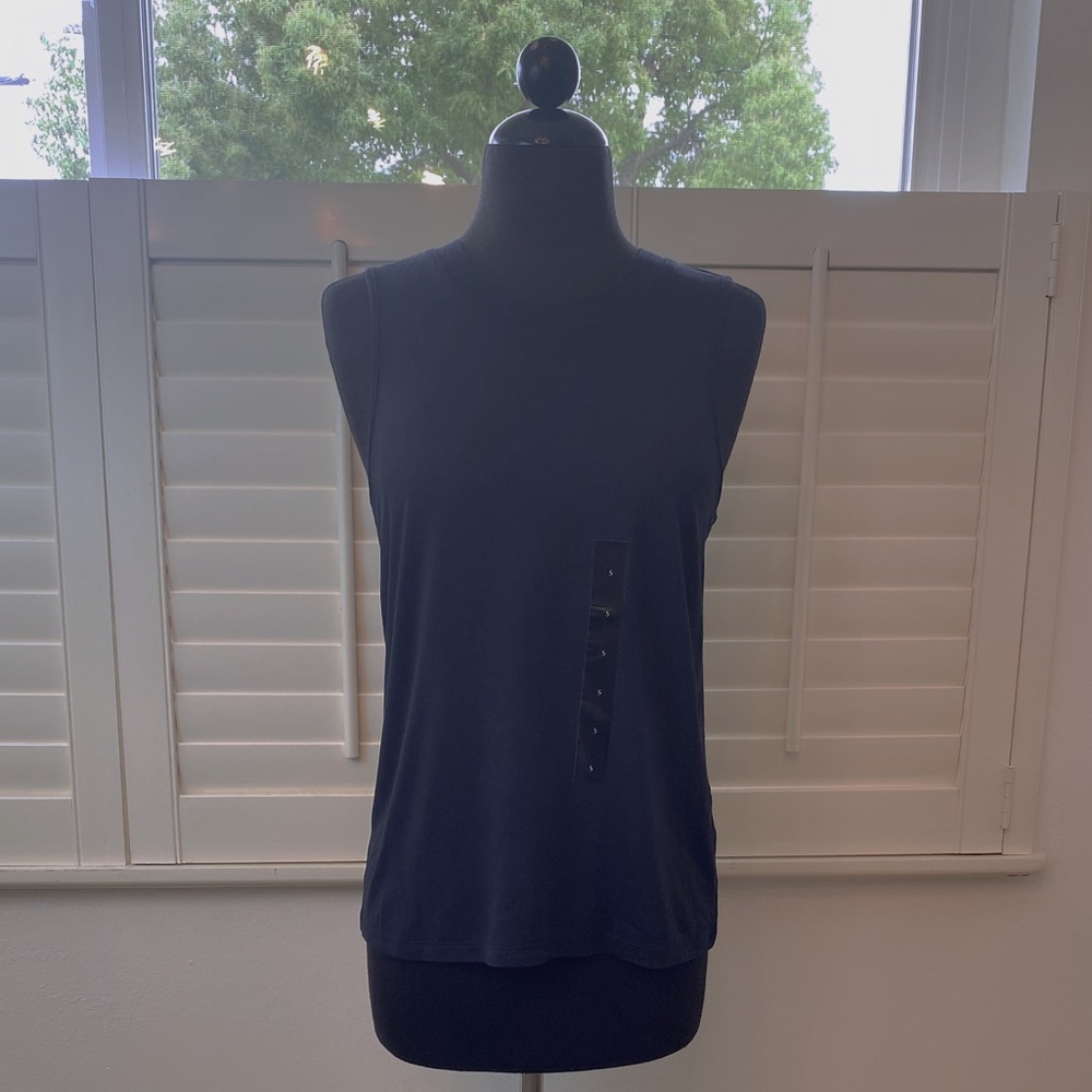 Banana Republic Navy Blue Sleeveless Top